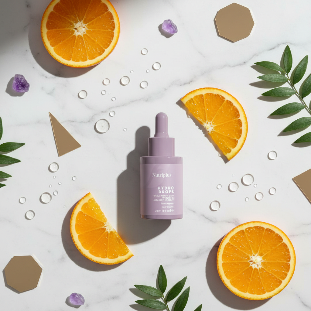 Nutriplus Hydro Drops lifestyle image by Sacred Glow