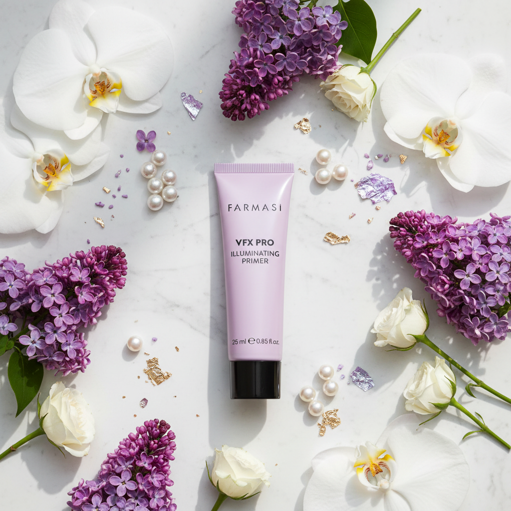 Farmasi VFX Pro Illuminating Primer lifestyle image by Sacred Glow