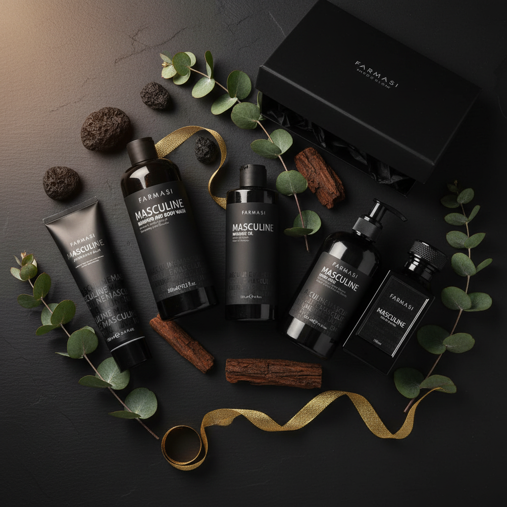 Farmasi Masculine Complete Grooming Set lifestyle image by Sacred Glow