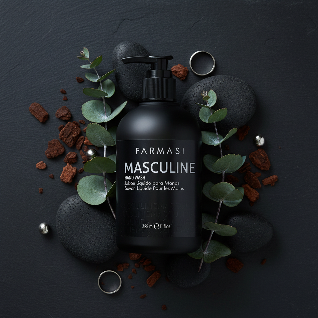 Farmasi Masculine Hand Wash lifestyle image by Sacred Glow