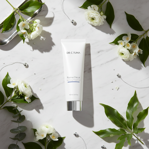 Dr. C. Tuna Resurface Refining Cleanser luxury lifestyle image by Sacred Glow