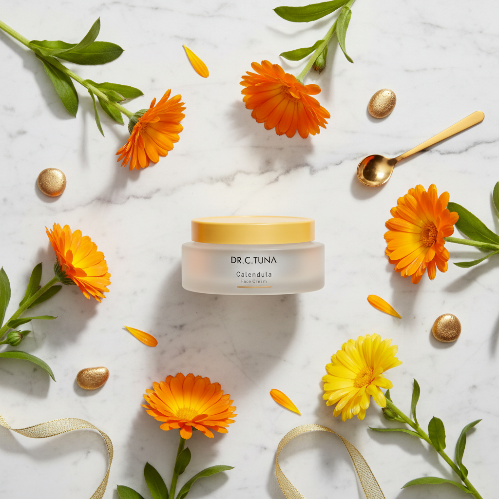 Dr. C. Tuna Calendula Face Cream luxury lifestyle image by Sacred Glow
