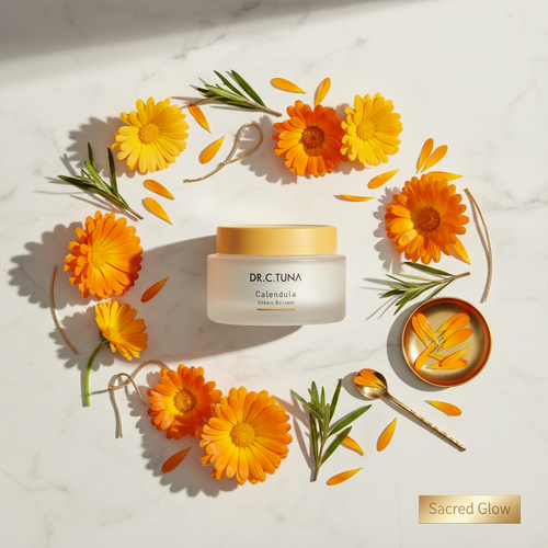 Dr. C. Tuna Calendula Cream Balsam luxury lifestyle image by Sacred Glow