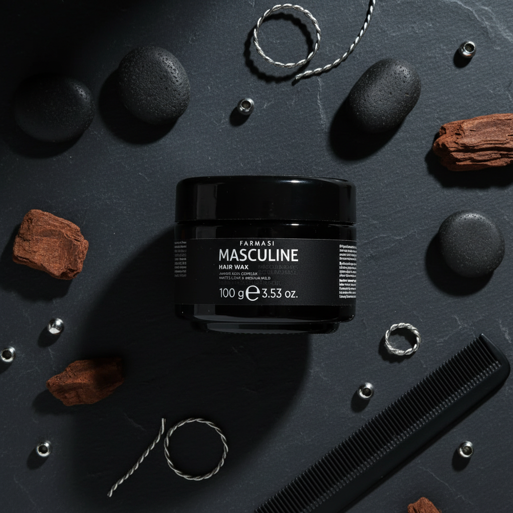 Farmasi Masculine Hair Wax lifestyle image by Sacred Glow