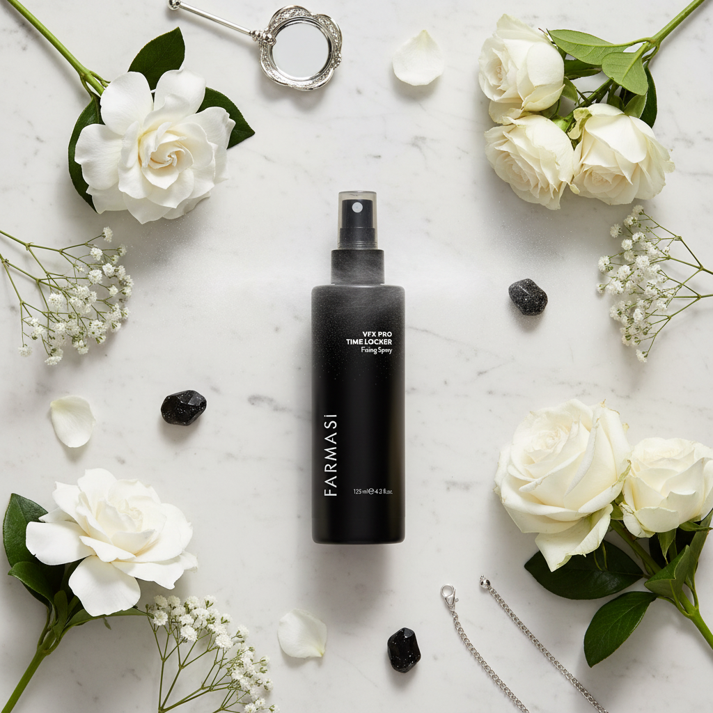 Farmasi VFX Pro Time Locker Fixing Spray lifestyle image by Sacred Glow