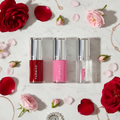 Farmasi Lip Oil in Cherry, Pink and Transparent shades lifestyle image by Sacred Glow