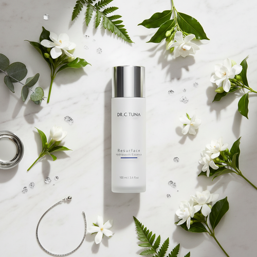 Dr. C. Tuna Resurface Hydrasooth Essence luxury lifestyle image by Sacred Glow